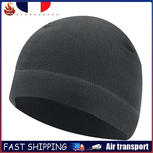 Winter Cycling Hat Fleece Warm Windproof Outdoor Sport Ski Caps (Dark Grey)