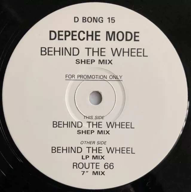 Depeche Mode - Hinter dem Steuer - seltene UK 12" Promo - D BONG 15 (Vinyl Schallplatte)