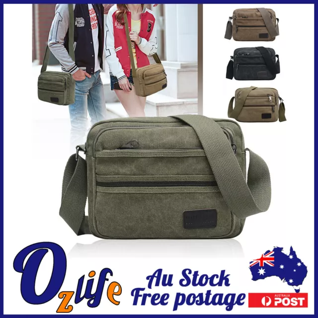 Mens canvas shoulder bags australia 2025