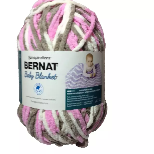 Bernat Baby Blanket Yarn 10.5oz Skein Color “Little Royals”