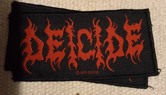 Deicide, Logo * Toppa / Patch * Ufficiale * Death Metal, Acheron, Morbid Angel