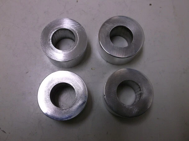 40 Polished Big Dog #2131-1 Wheel Spacers Adaptable to Choppers with 3/4" Axles