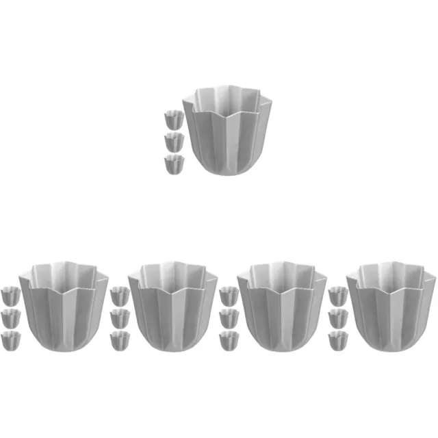 20 Pcs Cake Mold Aluminum Alloy Chocolate Moulds Octagonal Baking Pans