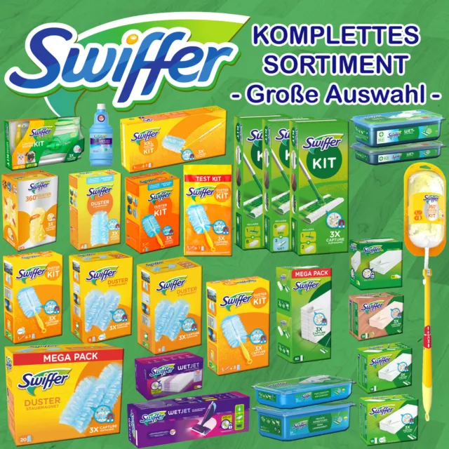 Swiffer Komplettes Sortiment Staubmagnet Bodenwischer Tücher usw - Große Auswahl