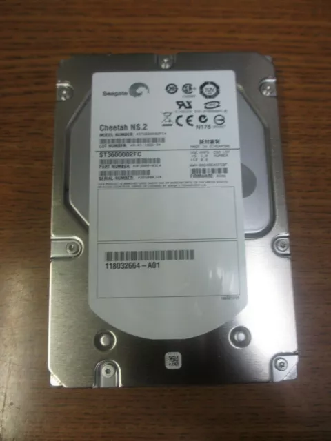 Seagate Cheetah NS.2 ST3600002FC 118032664-A01 600GB 10K HDD 9FS004-031