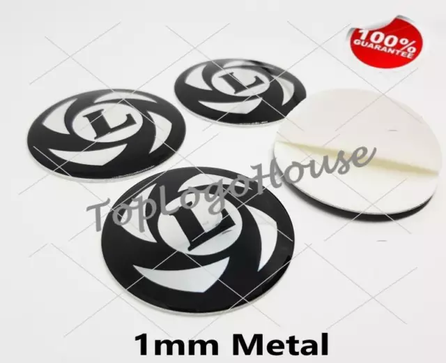 METAL STICKERS WHEELS CENTER CAPS Centro LLantas 4pcs BRITISH LEYLAND 4 -