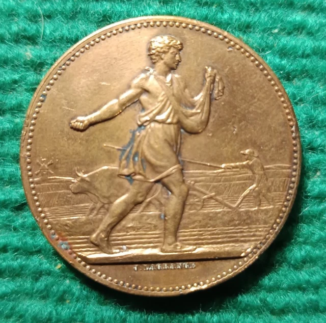 MÉDAILLE CONSEIL GÉNÉRAL du Cher bronze doré fabrication Pichard EUR 9,00 - FR