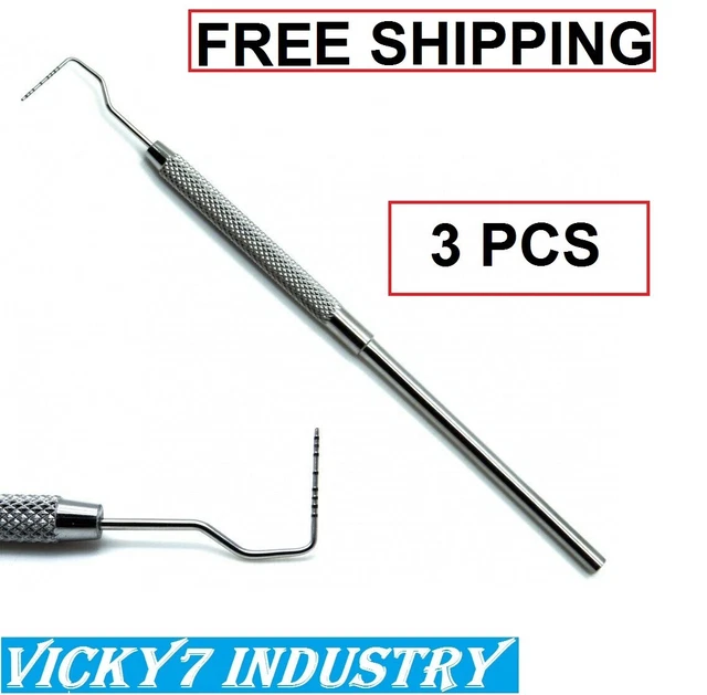 3 PCS  Dental Posterior Williams Novatech Color Code Periodontal Probe