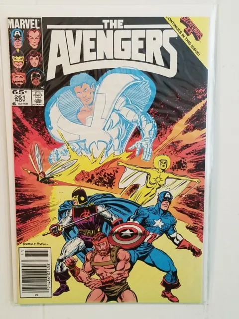 The Avengers Vol 1-#261-1985 Hi Grade Newsstand Ed.-Secret Wars II