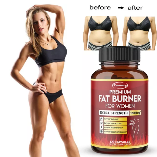 Premium Fat Burner for Women - Lose Weight, Suppress Appetite, Cleanse and Detox