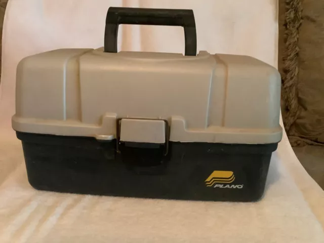 VINTAGE PLANO Tackle Box Model 6303 - 3 Tier Fold Out Tray Fishing Made ...