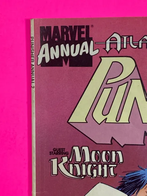 The Punisher Annual #2 (Marvel Comics 1989) 1St Moon Knight Vs Punisher Battle 4