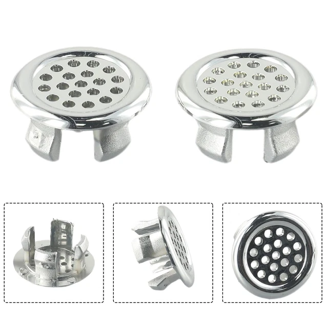 Anneaux De Débordement Pour évier - Lot De 4, ABS, Ovale, Pour Salle De Bain Et Cuisine, Remplacement Facile