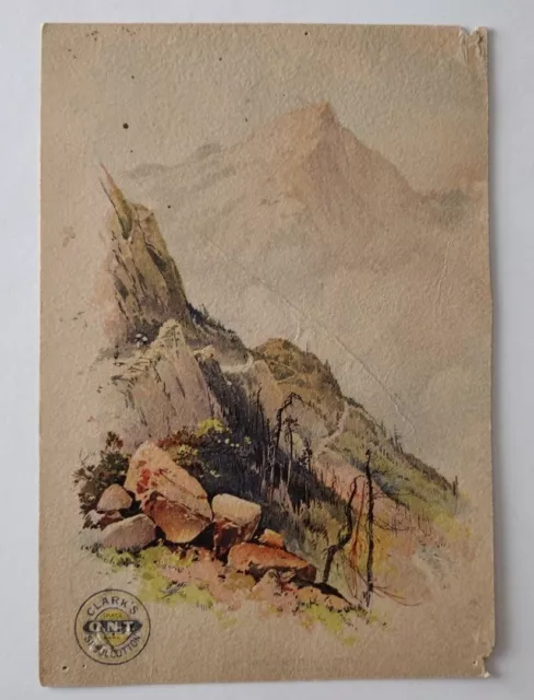 c1890-99 Clark's O.N.T. Thread Mt. Washington Rd. Victorian Trade Card Adv.