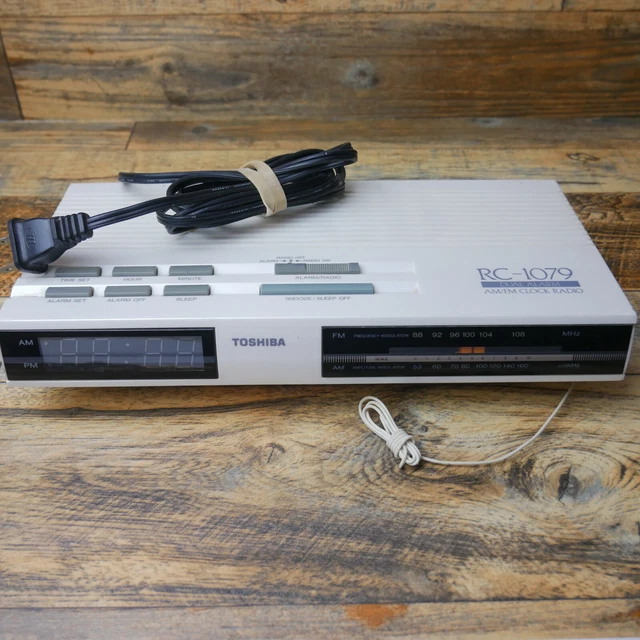 Vintage Toshiba Clock Radio FOR SALE! PicClick UK