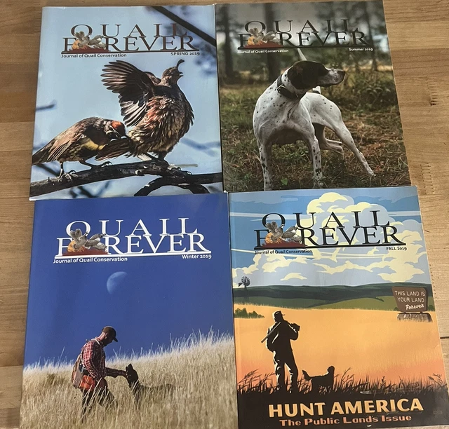 QUAIL FOREVER MAGAZINE (Complete Set Of 2019) LOT OF 4 £19.73 - PicClick UK