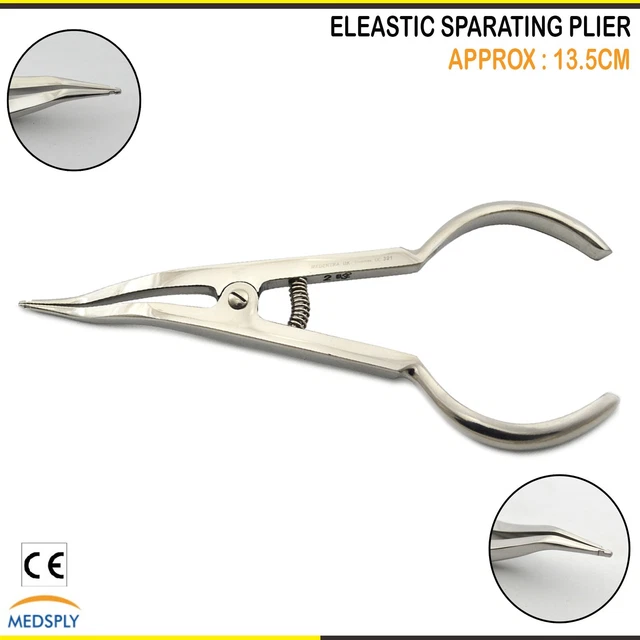 Elastic Separating Plier Dental Orthodontic Ortho Braces Stainless Instruments