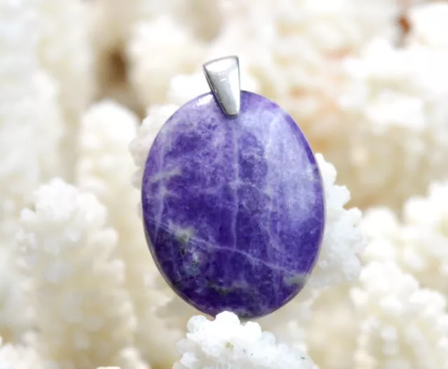 Sugilite 31.4 carats - pendentif cabochon pierre naturelle - Afrique du Sud