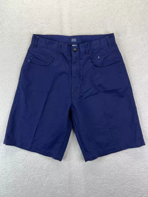 Vintage No Fear Shorts Mens 34 Blue Nylon Hiking Made In USA Skater 90s