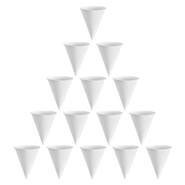 250 Pcs Kreative Getränketasse Vorspeisen Papierkegel Wasserbecher Bankett Saft
