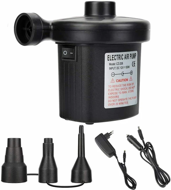 Pompa Ad Aria Elettrica Portatile Motorenbau 230V 150W - 3 Ugelli, Riempimento Rapido, Usata Ma Mai Aperta