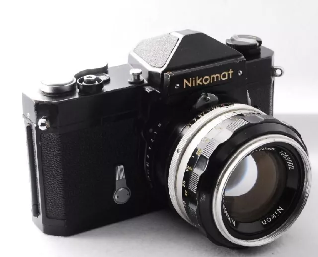 【Exc3: Cuerpo Negro Nikomat + NonAi NIKKOR-S Automático 50mm f1.4 Japón_249205】