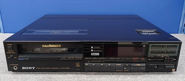 趣味の世界ですね。 SONY ベータビデオデッキ β ベータマックス SL 