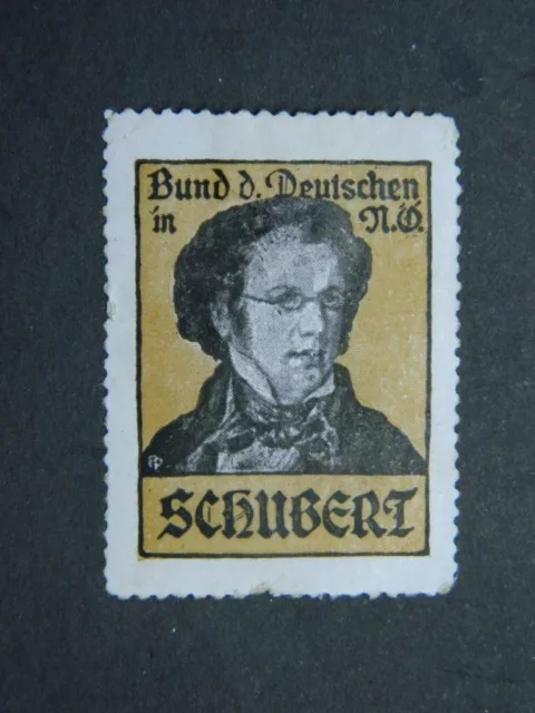 Propagandamarken Bund Deutschen Niederösterreich Schubert