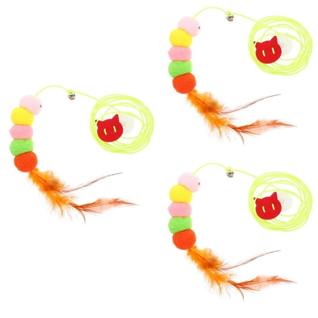 3x exquisito hermoso divertido premium creativo juguete para gatos colgantes por mascota