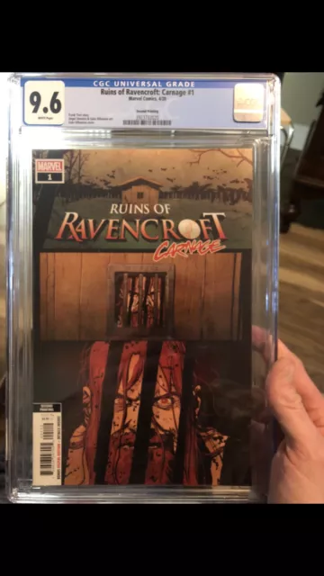 Ruins of Ravencroft : Carnage #1 2nd print CGC 9.6  1st app Low Print Only 801