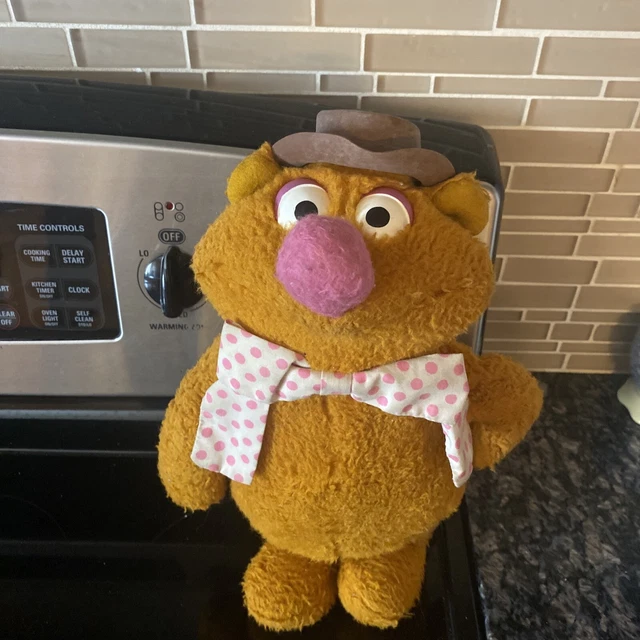 Vintage Fozzie Bear 1976 Jim Henson Muppets Fisher Price 851 Plush Stuffed 14"