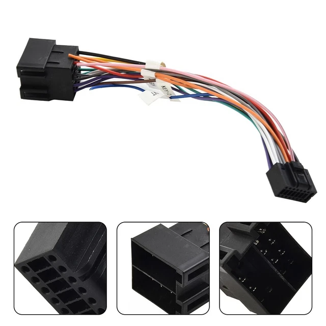 SIMPLIFY YOUR CAR Wiring 16 Pin to ISO Cable Adapter for 16 Pin Socket