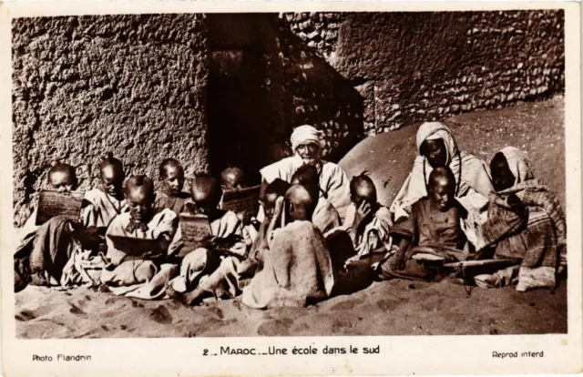 CPA AK Flandrin 2 Une École dans le sud MAROC (795935)