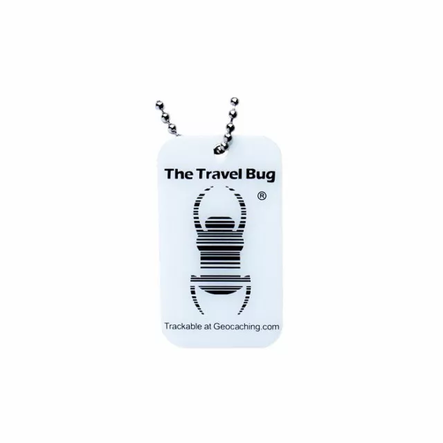 Geocaching QR Travel Bug Glow in the Dark Geocaching Trackable Geocoin