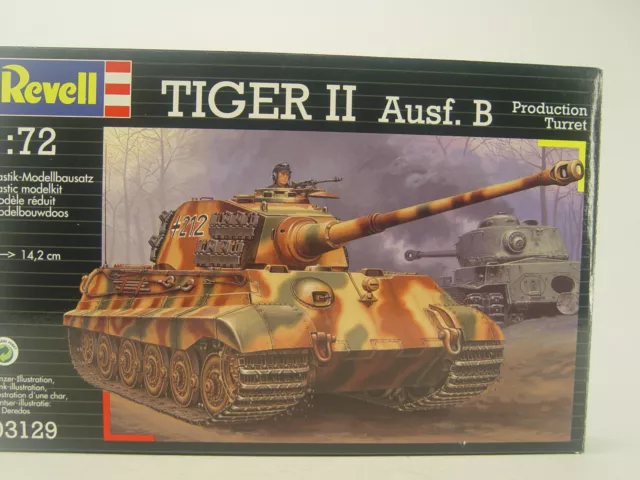 Tiger II Ausf. B Königstiger   - Revell  Bausatz  1:72 -  03129 #E gebr.