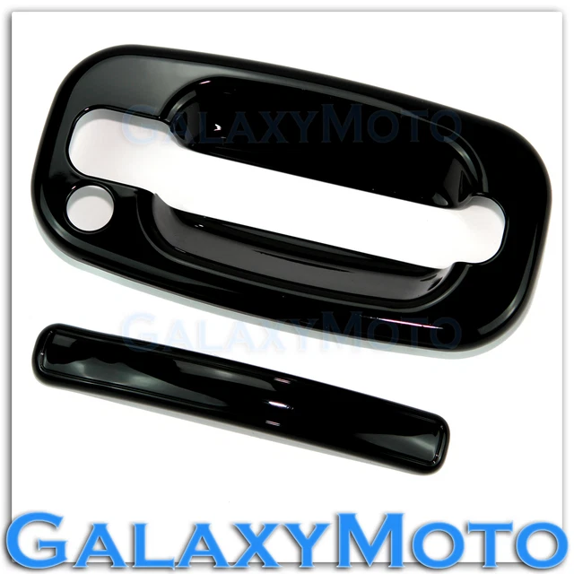 00-06 Chevy Tahoe+Suburban Gloss Black Tailgate Barn Rear Door handle Cover