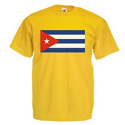 Cuba Cuban Flag Emblem T-Shirt All Sizes & Colours