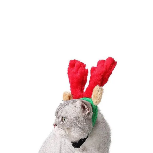 Diadema de reno cuernos de reno gato reno disfraz perro alce diadema