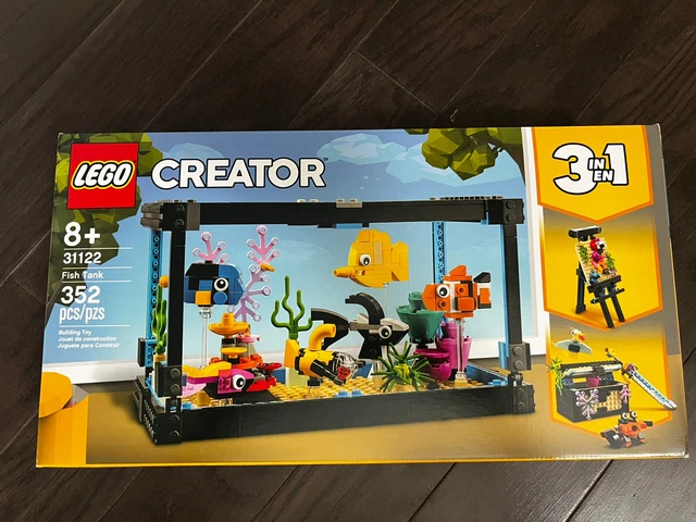LEGO Creator Kit 3 IN 1 FISH TANK (31122) 352 piece building toy set NEW sealed