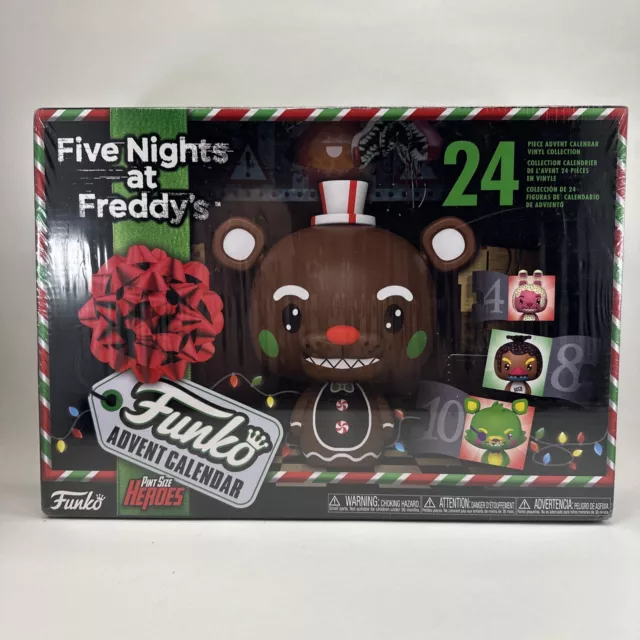 NEW FUNKO FIVE Nights at Freddy's Advent Calendar Blacklight FNAF X’mas