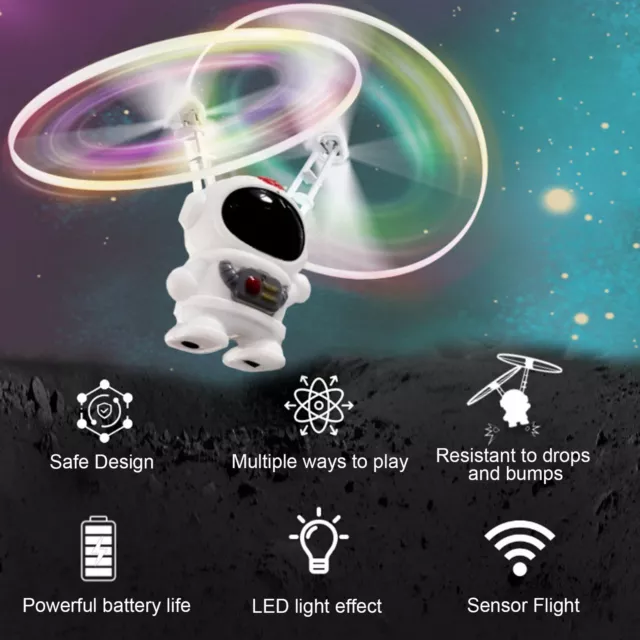 Spaceman Drone 90 MAh White Children&apos;s Drone For Outdoor Play