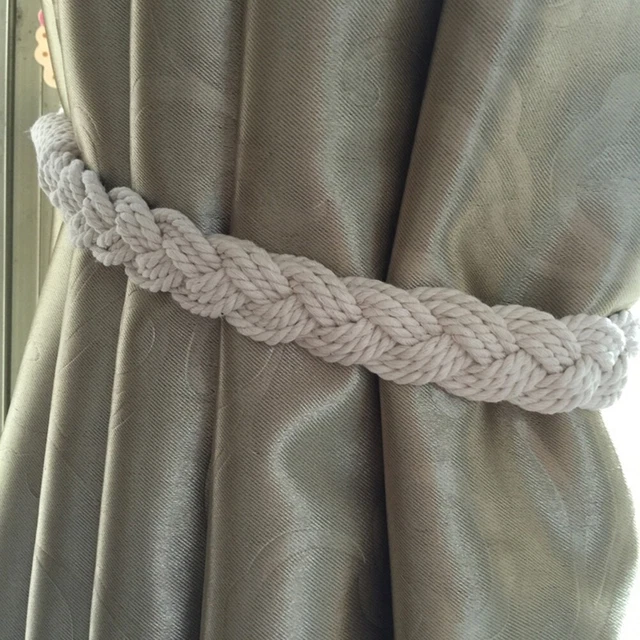 2Pcs Curtain Rope Strap Tie Backs Window Tieback Bandage Holdbacks Home Decor US