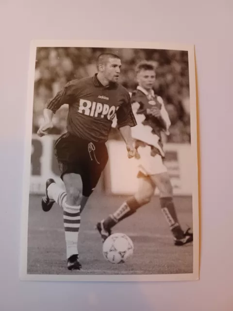 Photographie originale ancienne football Vincent Candela (Guingamp) année 1996