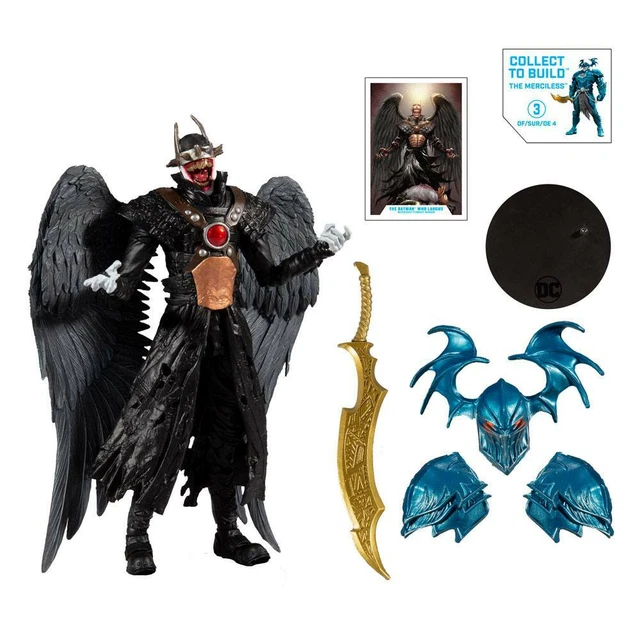 DC MULTIVERSE BATMAN Who Laughs Build-A With Sky Tyrant Wings Hawkman