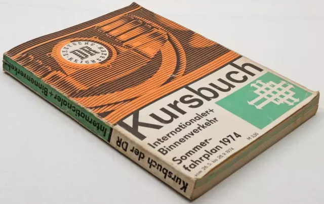 DR-Kursbuch Internationaler und Binnenverkehr Sommerfahrplan 1974 |C-1