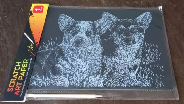 SCRATCH ART PAPER - Motifs CHIENS