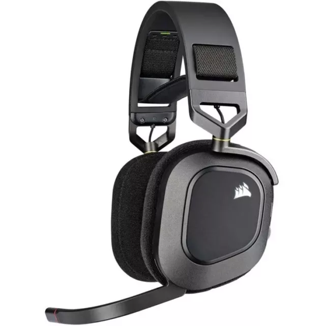 Corsair HS80 RGB Wireless Gaming Headset - Carbon 🚨 WITHOUT DONGLE RECEIVER🚨