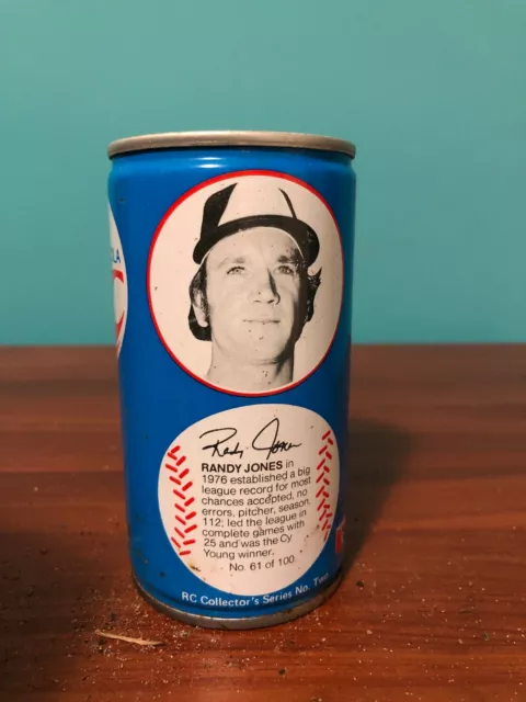 1978 Royal Crown RC Cola Collector Series 2 S/S Can  # 61 of 100 RANDY JONES