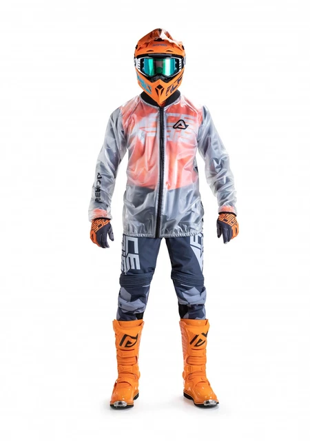 Antipioggia Trasparente Acerbis Trasparent Pro Rain Jacket 3.0 0022174