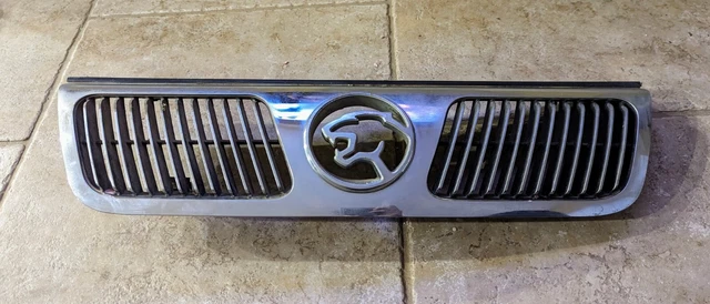 RARE OEM 1994 1995 Mercury Cougar Hood Grill Chrome Front Upper Grille w/ Emblem